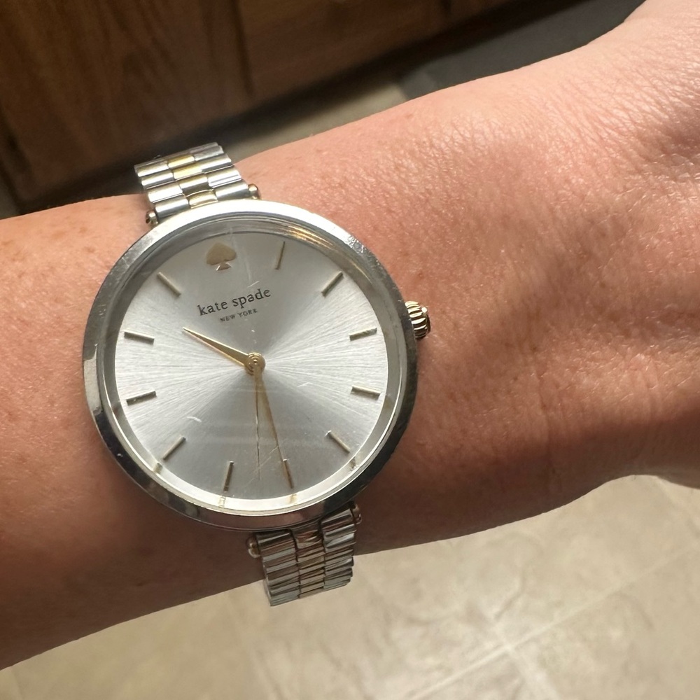 Kate Spade Women's Holland Two-Tone Skinny Bracelet Watch